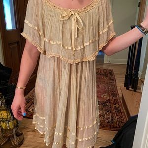 Off the shoulder boho dress